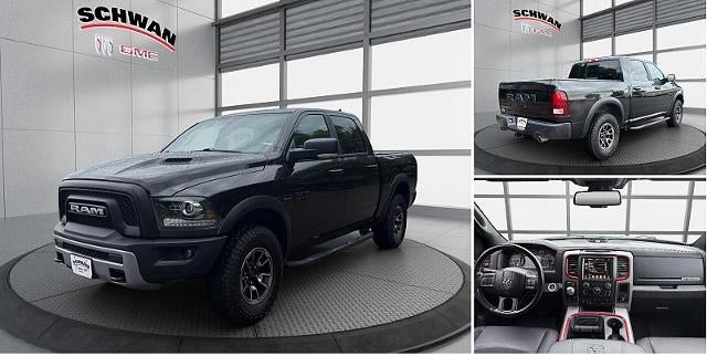 2017 RAM 1500 Rebel in Black — front three-quarter view