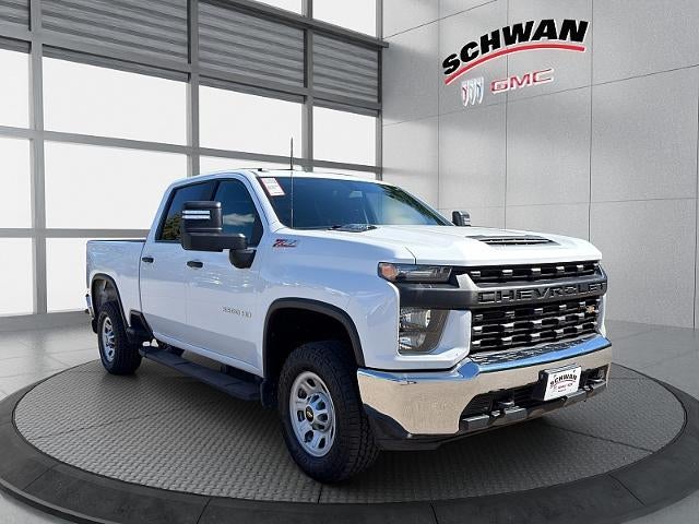 2020 Chevrolet Silverado 3500 HD Work Truck in Summit White — front three-quarter view