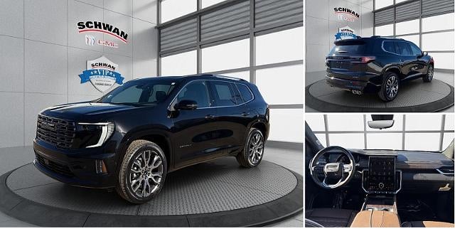 2026 GMC Acadia Denali Ultimate in Ebony Twilight Metallic — front three-quarter view