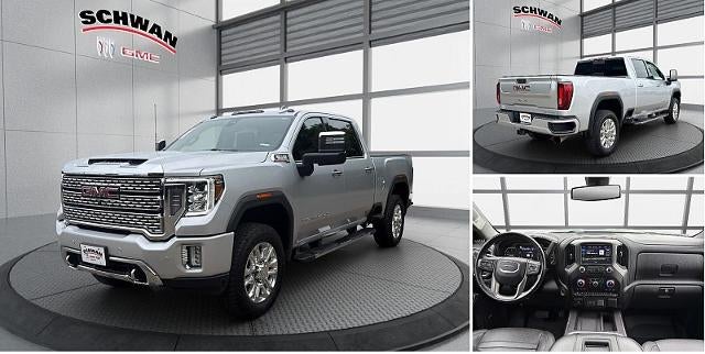 2022 GMC Sierra 2500 HD Denali in Quicksilver Metallic — front three-quarter view