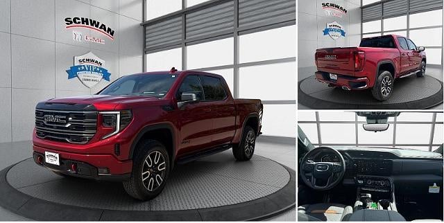 2026 GMC Sierra 1500 AT4 in Volcanic Red Tintcoat — front three-quarter view