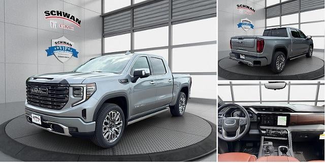 2026 GMC Sierra 1500 Denali Ultimate in Sterling Metallic — front three-quarter view