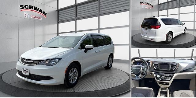 2022 Chrysler Voyager LX in White — front three-quarter view