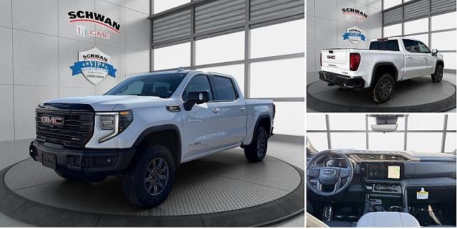 2026 GMC Sierra 1500 AT4X in Summit White — front three-quarter view