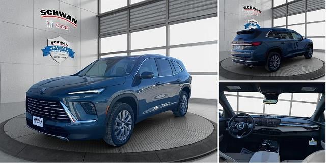 2026 Buick Enclave Preferred in Ocean Blue Metallic — front three-quarter view