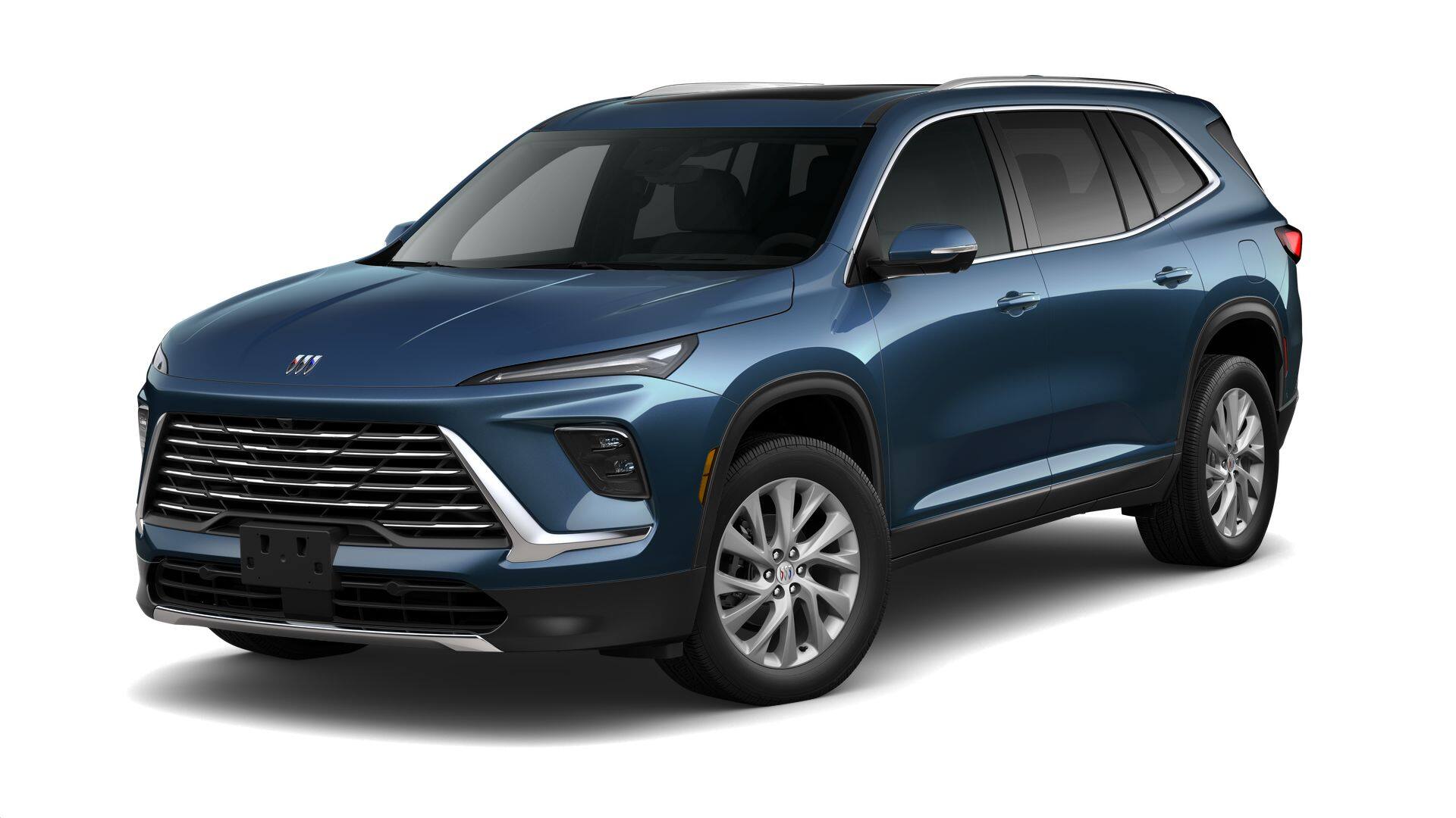 2026 Buick Enclave Preferred in Ocean Blue Metallic — front three-quarter view