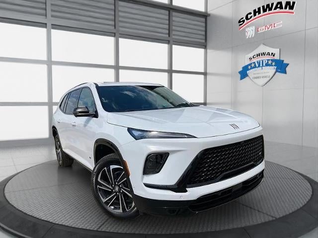 2026 Buick Enclave Sport Touring in Summit White — front three-quarter view