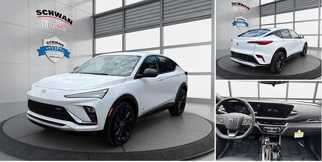 2026 Buick Envista Sport Touring in Summit White — front three-quarter view