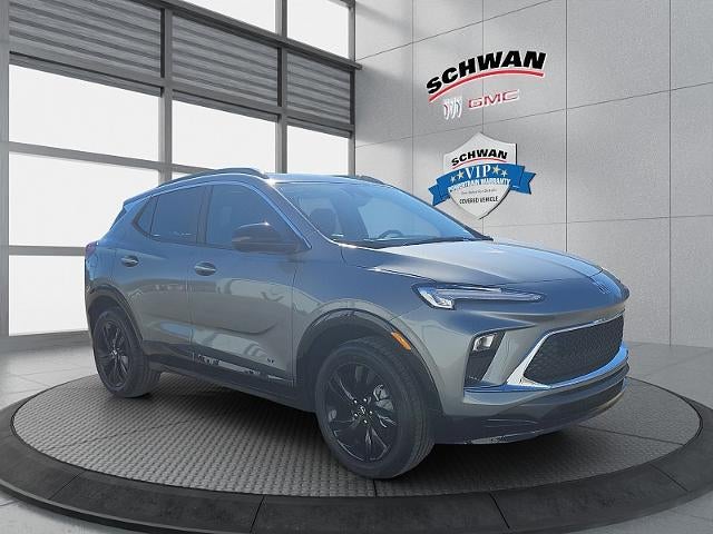 2026 Buick Encore GX Sport Touring in Moonstone Gray Metallic — front three-quarter view
