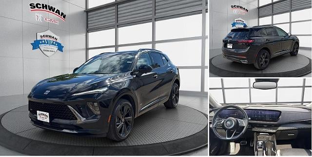 2024 Buick Envision Sport Touring in Ebony Twilight Metallic — front three-quarter view